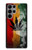 W3890 Reggae Rasta Flag Smoke Hülle Schutzhülle Taschen und Leder Flip für Samsung Galaxy S23 Ultra