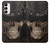 W3852 Steampunk Skull Hülle Schutzhülle Taschen und Leder Flip für Samsung Galaxy A14 5G