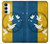 W3857 Peace Dove Ukraine Flag Hülle Schutzhülle Taschen und Leder Flip für Samsung Galaxy A14 5G