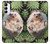 W3863 Pygmy Hedgehog Dwarf Hedgehog Paint Hülle Schutzhülle Taschen und Leder Flip für Samsung Galaxy A14 5G