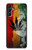 W3890 Reggae Rasta Flag Smoke Hülle Schutzhülle Taschen und Leder Flip für Samsung Galaxy A14 5G