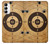 W3894 Paper Gun Shooting Target Hülle Schutzhülle Taschen und Leder Flip für Samsung Galaxy A14 5G