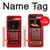 W0058 British Red Telephone Box Hülle Schutzhülle Taschen und Leder Flip für Motorola Moto Razr 2022