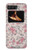 W3095 Vintage Rose Pattern Hülle Schutzhülle Taschen und Leder Flip für Motorola Moto Razr 2022