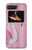 W3805 Flamingo Pink Pastel Hülle Schutzhülle Taschen und Leder Flip für Motorola Moto Razr 2022