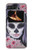 W3821 Sugar Skull Steam Punk Girl Gothic Hülle Schutzhülle Taschen und Leder Flip für Motorola Moto Razr 2022