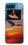 W3841 Bald Eagle Flying Colorful Sky Hülle Schutzhülle Taschen und Leder Flip für Motorola Moto Razr 2022