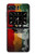 W3890 Reggae Rasta Flag Smoke Hülle Schutzhülle Taschen und Leder Flip für Motorola Moto Razr 2022