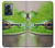 W3845 Green frog Hülle Schutzhülle Taschen und Leder Flip für OnePlus Nord N300