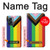 W3846 Pride Flag LGBT Hülle Schutzhülle Taschen und Leder Flip für OnePlus Nord N300