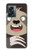 W3855 Sloth Face Cartoon Hülle Schutzhülle Taschen und Leder Flip für OnePlus Nord N300