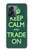 W3862 Keep Calm and Trade On Hülle Schutzhülle Taschen und Leder Flip für OnePlus Nord N300