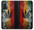 W3890 Reggae Rasta Flag Smoke Hülle Schutzhülle Taschen und Leder Flip für OnePlus Nord N300