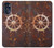 W2766 Ship Wheel Rusty Texture Hülle Schutzhülle Taschen und Leder Flip für Motorola Moto G 5G (2023)