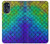 W2930 Mermaid Fish Scale Hülle Schutzhülle Taschen und Leder Flip für Motorola Moto G 5G (2023)