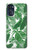 W3457 Paper Palm Monstera Hülle Schutzhülle Taschen und Leder Flip für Motorola Moto G 5G (2023)