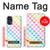 W3499 Colorful Heart Pattern Hülle Schutzhülle Taschen und Leder Flip für Motorola Moto G 5G (2023)