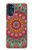 W3694 Hippie Art Pattern Hülle Schutzhülle Taschen und Leder Flip für Motorola Moto G 5G (2023)