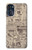 W3819 Retro Vintage Paper Hülle Schutzhülle Taschen und Leder Flip für Motorola Moto G 5G (2023)