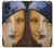 W3853 Mona Lisa Gustav Klimt Vermeer Hülle Schutzhülle Taschen und Leder Flip für Motorola Moto G 5G (2023)