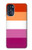 W3887 Lesbian Pride Flag Hülle Schutzhülle Taschen und Leder Flip für Motorola Moto G 5G (2023)