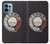 W0059 Retro Rotary Phone Dial On Hülle Schutzhülle Taschen und Leder Flip für Motorola Edge+ (2023), X40, X40 Pro, Edge 40 Pro