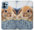 W0242 Cute Rabbit Hülle Schutzhülle Taschen und Leder Flip für Motorola Edge+ (2023), X40, X40 Pro, Edge 40 Pro