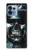 W0754 Skull Soldier Zombie Hülle Schutzhülle Taschen und Leder Flip für Motorola Edge+ (2023), X40, X40 Pro, Edge 40 Pro