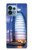 W0853 Dubai Surf Center Hülle Schutzhülle Taschen und Leder Flip für Motorola Edge+ (2023), X40, X40 Pro, Edge 40 Pro