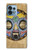 W0965 African Baluba Mask Hülle Schutzhülle Taschen und Leder Flip für Motorola Edge+ (2023), X40, X40 Pro, Edge 40 Pro