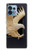 W1383 Paper Sculpture Eagle Hülle Schutzhülle Taschen und Leder Flip für Motorola Edge+ (2023), X40, X40 Pro, Edge 40 Pro