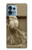 W1386 Paper Sculpture Owl Hülle Schutzhülle Taschen und Leder Flip für Motorola Edge+ (2023), X40, X40 Pro, Edge 40 Pro