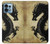 W1482 Black Dragon Painting Hülle Schutzhülle Taschen und Leder Flip für Motorola Edge+ (2023), X40, X40 Pro, Edge 40 Pro