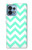 W1723 Mint Chevron Zigzag Hülle Schutzhülle Taschen und Leder Flip für Motorola Edge+ (2023), X40, X40 Pro, Edge 40 Pro