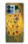 W2137 Gustav Klimt The Kiss Hülle Schutzhülle Taschen und Leder Flip für Motorola Edge+ (2023), X40, X40 Pro, Edge 40 Pro