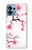 W2359 Plum Blossom Hülle Schutzhülle Taschen und Leder Flip für Motorola Edge+ (2023), X40, X40 Pro, Edge 40 Pro
