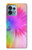 W2488 Tie Dye Color Hülle Schutzhülle Taschen und Leder Flip für Motorola Edge+ (2023), X40, X40 Pro, Edge 40 Pro