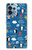 W2572 Marine Penguin Pattern Hülle Schutzhülle Taschen und Leder Flip für Motorola Edge+ (2023), X40, X40 Pro, Edge 40 Pro