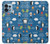 W2572 Marine Penguin Pattern Hülle Schutzhülle Taschen und Leder Flip für Motorola Edge+ (2023), X40, X40 Pro, Edge 40 Pro