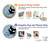 W2641 Pocket Black Cat Hülle Schutzhülle Taschen und Leder Flip für Motorola Edge+ (2023), X40, X40 Pro, Edge 40 Pro