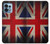 W2894 Vintage British Flag Hülle Schutzhülle Taschen und Leder Flip für Motorola Edge+ (2023), X40, X40 Pro, Edge 40 Pro