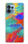 W2942 Brush Stroke Painting Hülle Schutzhülle Taschen und Leder Flip für Motorola Edge+ (2023), X40, X40 Pro, Edge 40 Pro