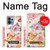 W3035 Sweet Flower Painting Hülle Schutzhülle Taschen und Leder Flip für Motorola Edge+ (2023), X40, X40 Pro, Edge 40 Pro