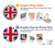 W3103 Flag of The United Kingdom Hülle Schutzhülle Taschen und Leder Flip für Motorola Edge+ (2023), X40, X40 Pro, Edge 40 Pro