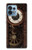 W3221 Steampunk Clock Gears Hülle Schutzhülle Taschen und Leder Flip für Motorola Edge+ (2023), X40, X40 Pro, Edge 40 Pro