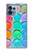 W3235 Watercolor Mixing Hülle Schutzhülle Taschen und Leder Flip für Motorola Edge+ (2023), X40, X40 Pro, Edge 40 Pro