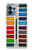 W3243 Watercolor Paint Set Hülle Schutzhülle Taschen und Leder Flip für Motorola Edge+ (2023), X40, X40 Pro, Edge 40 Pro