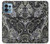W3251 Batik Flower Pattern Hülle Schutzhülle Taschen und Leder Flip für Motorola Edge+ (2023), X40, X40 Pro, Edge 40 Pro