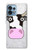 W3257 Cow Cartoon Hülle Schutzhülle Taschen und Leder Flip für Motorola Edge+ (2023), X40, X40 Pro, Edge 40 Pro