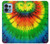 W3422 Tie Dye Hülle Schutzhülle Taschen und Leder Flip für Motorola Edge+ (2023), X40, X40 Pro, Edge 40 Pro